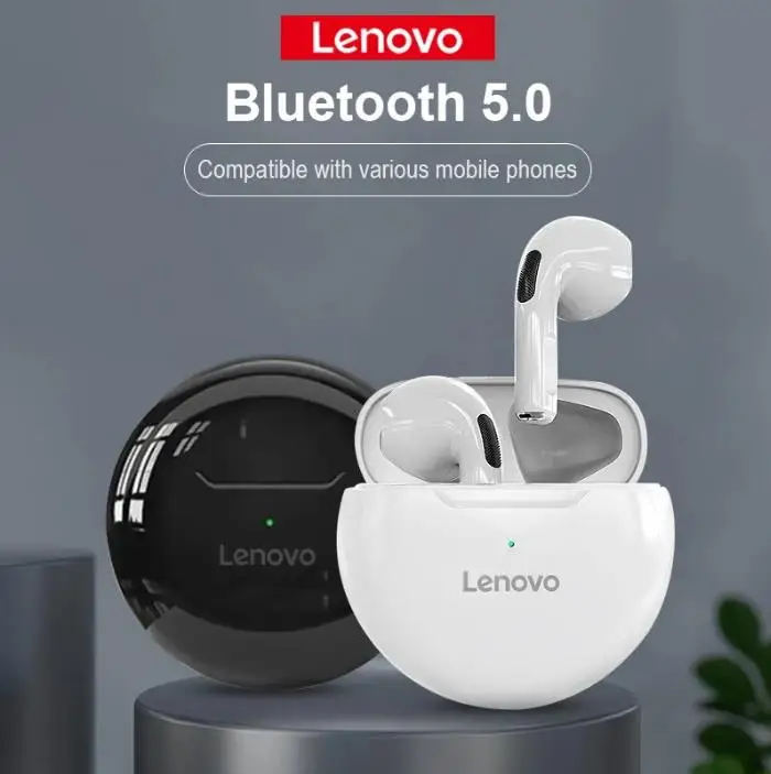 

Lenovo TWS Earphone HIFI HD With MIC Bluetooth Earbuds Ultra-long Endurance High Sound Quality Half-in-ear Headset