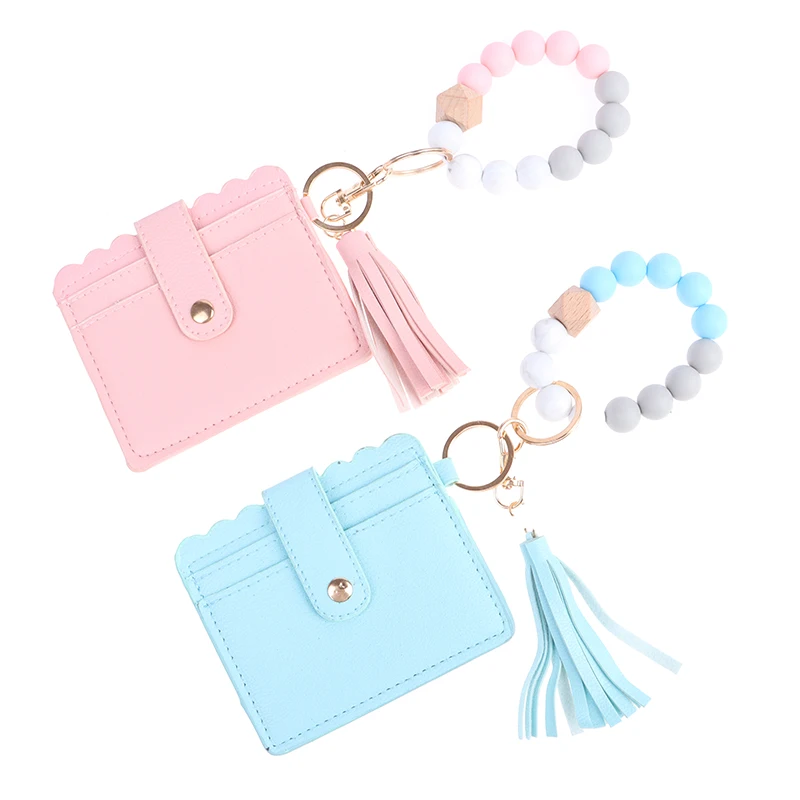 Кожаный кошелек с ремешком на руку для женщин и девушек |