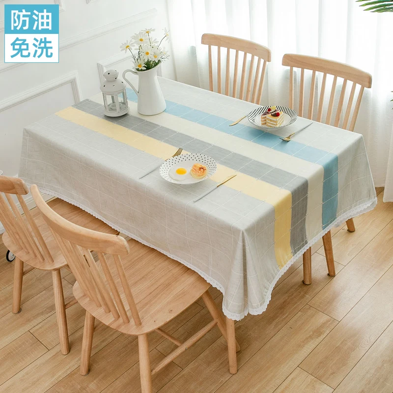 

High quality tea table cloth, tablecloth, small and fresh rectangular shape