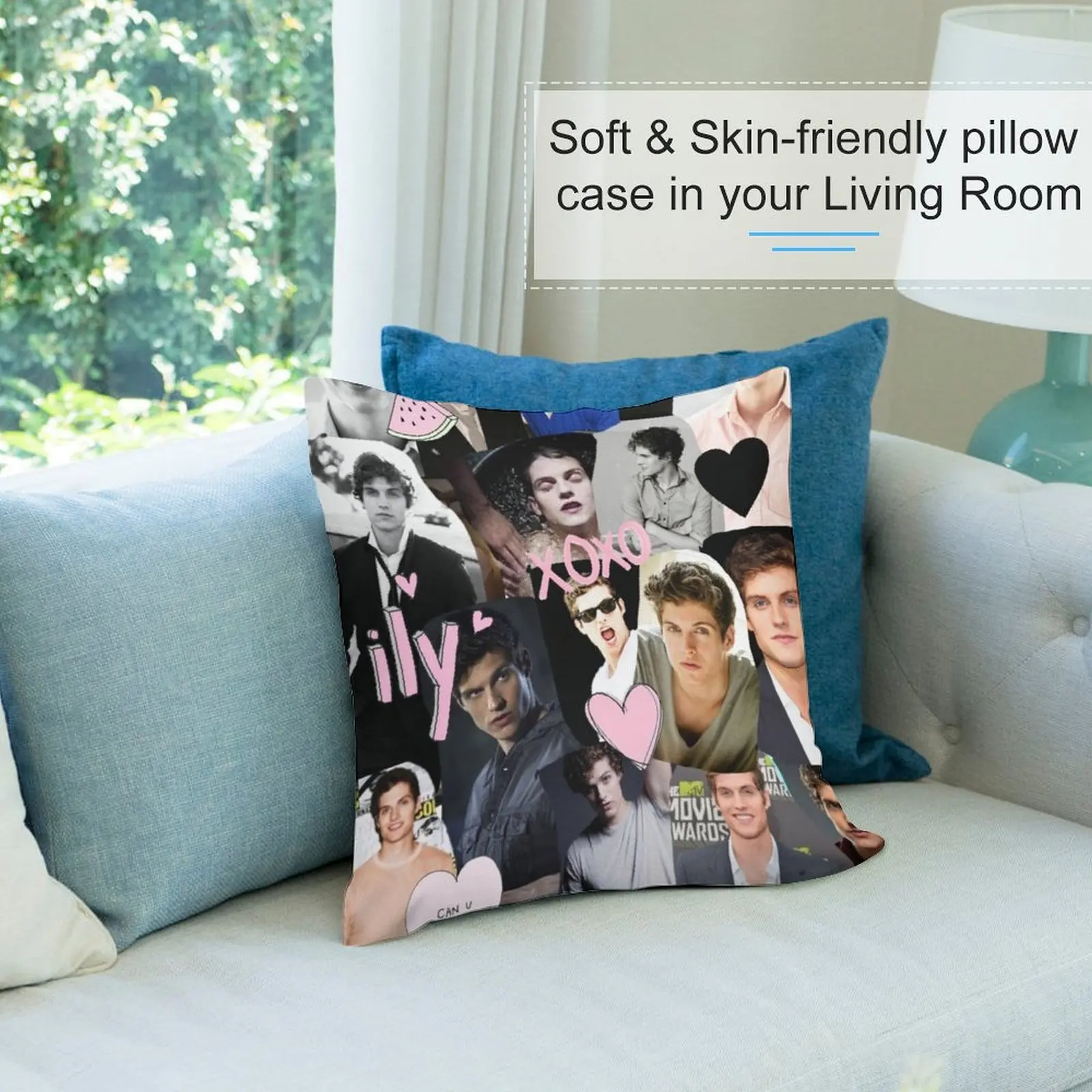 Декоративные подушки с коллажем Daniel Sharman рождественские украшения 2025 Чехлы для