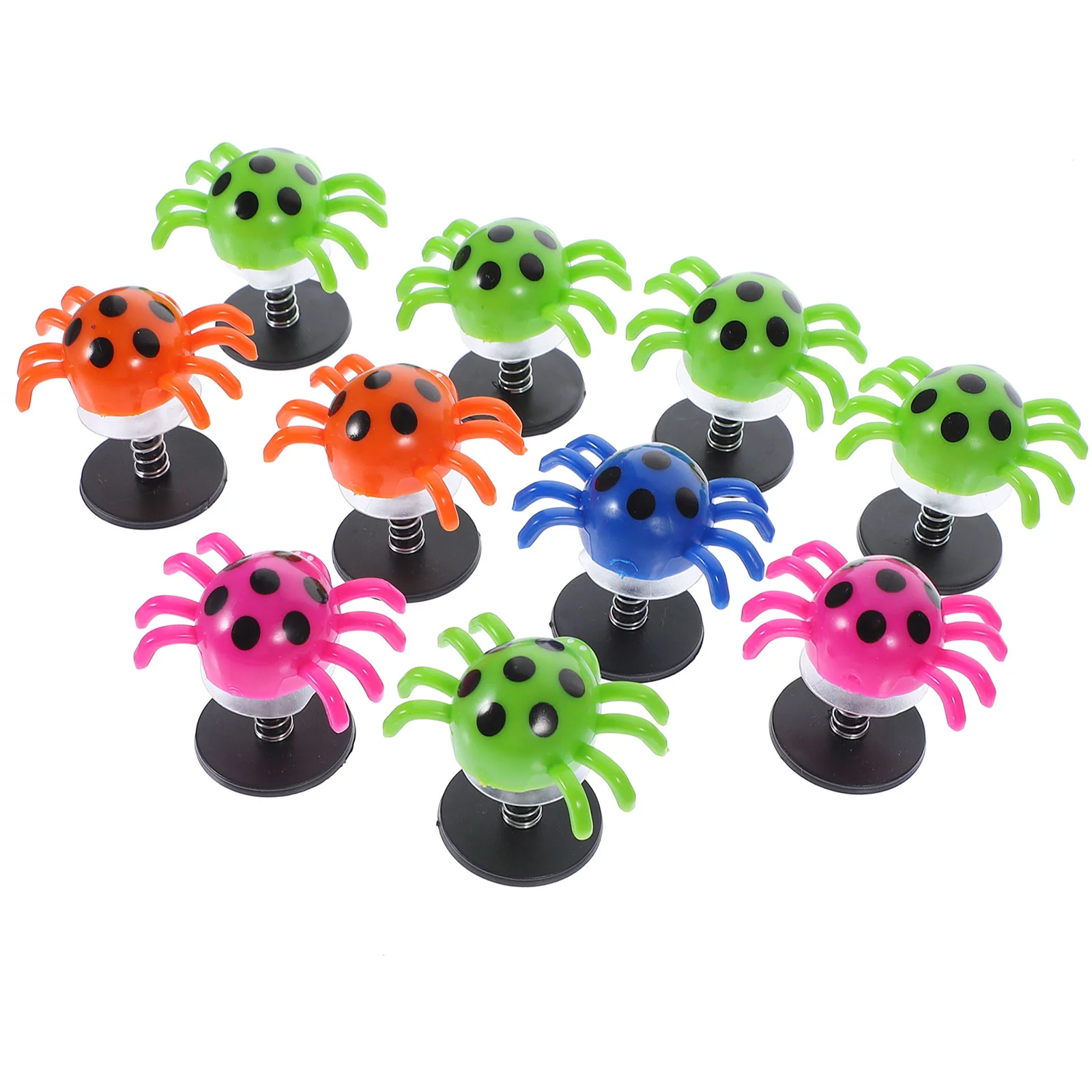 

10Pcs Children Bounce Spider Launcher Novelty Creative Toys Kindergarten Activities Gift Toys Plastic Spiders Shape Jumping