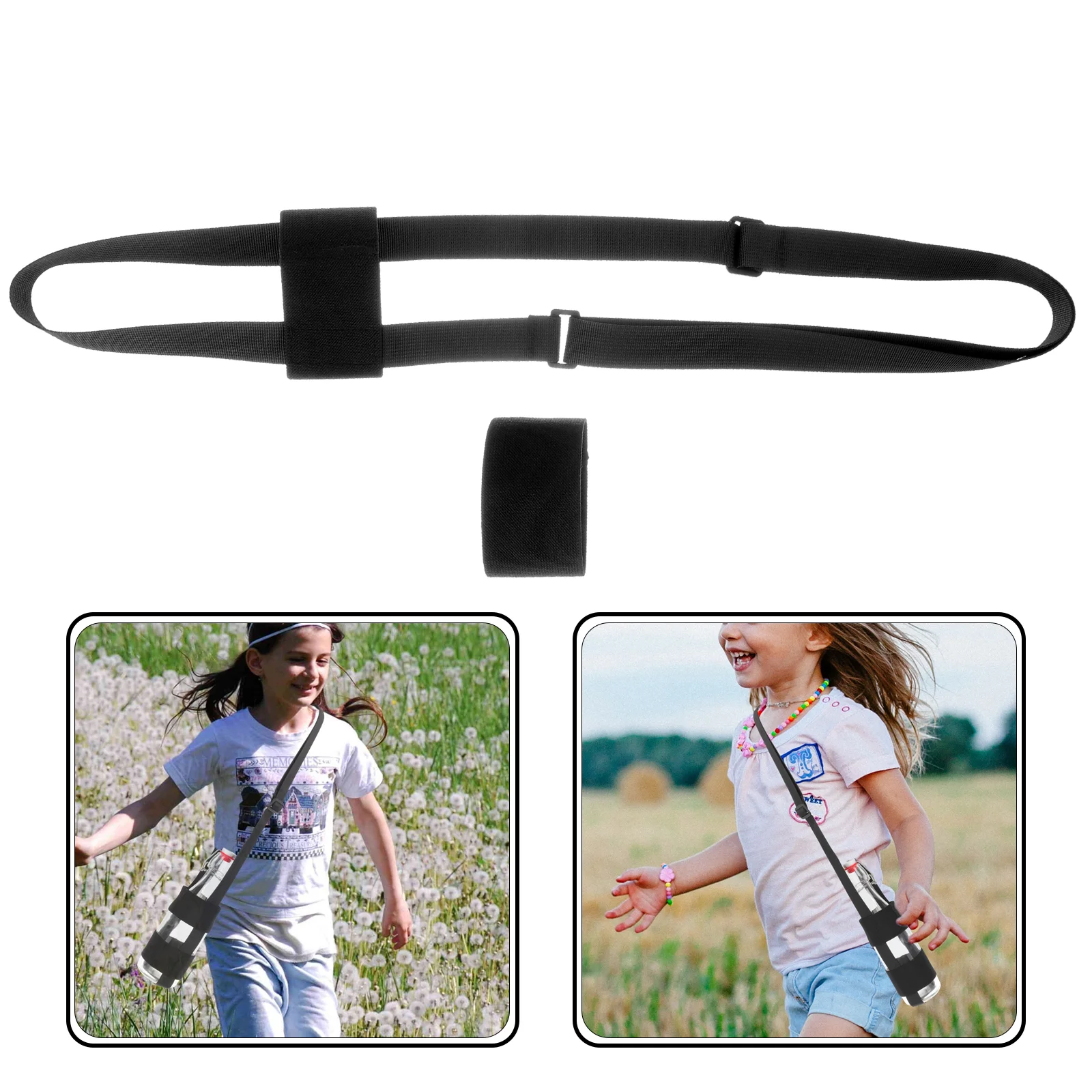 

Bottle Water Strap Carrier Sling Shoulder Holder Bag Handle Sleevebeach Hiking Universal Flaskdog Kettle Adjustable Carrying