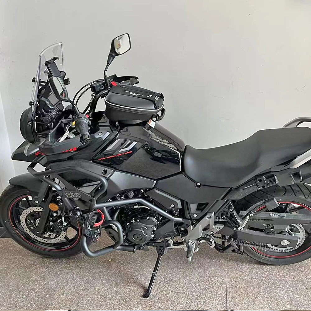Фото Сумка для топливного бака для SUZUKI Vstrom 650 1000 1050/XT 800 V-STROM DL650 DL1000, водонепроницаемая сумка для мотоцикла, навигация, бак №3