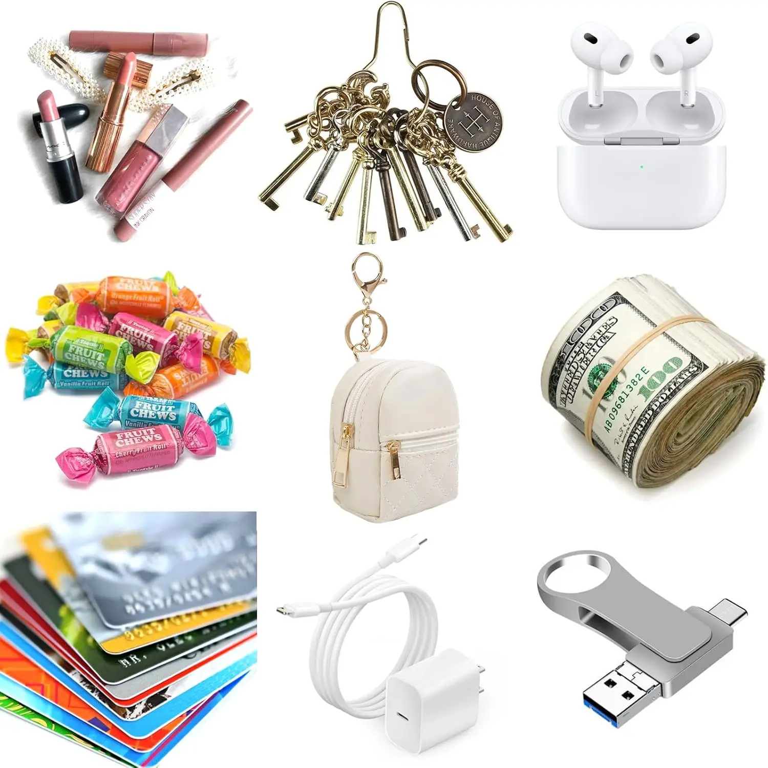 Мини-рюкзак косметичка для женщин подвеска брелок ключей из искусственной кожи