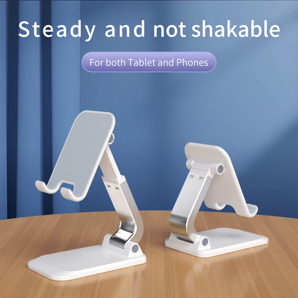 

1 PC Portable Desktop Mobile Phone Storage Holder Rack Bracket Adjustable Foldable Table Cell Phone Desk Stand Holder Universal