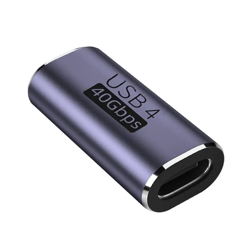 

Адаптер Type-c 4,0 переходник C Женский на C Женский конвертер 40 Гбит/с Pd100w для быстрой зарядки Thunderbolt 4 мобильный телефон для ноутбука