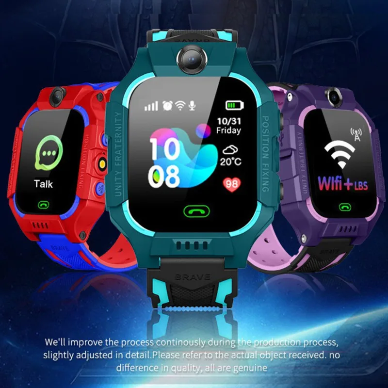 

Kids Smart Watch GPS For Children SOS Call Phone Smartwatch For Girs Boys Sim Card Photo Waterproof Clock Gift IOS Android Q19