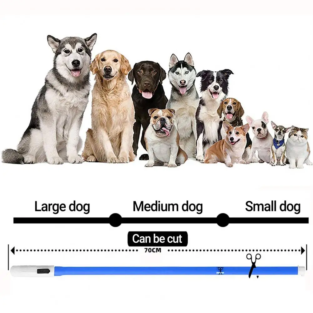 

Stylish Dog Glowing Collar Rechargeable LED Glowing Collar Bright LED USB Charging Glowing Collar Removable