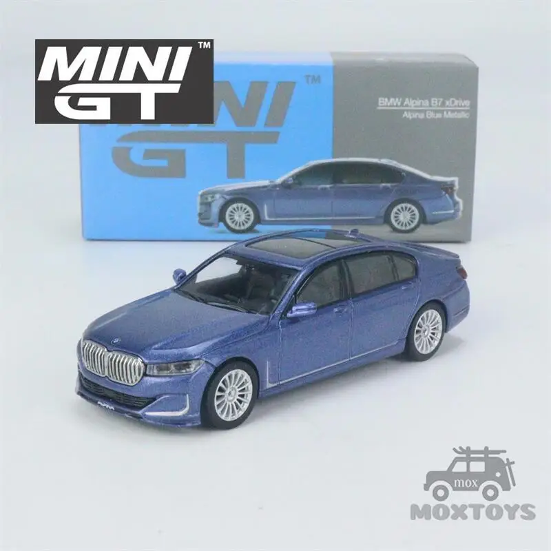 

MINI GT 1:64 Alpina B7 xDrive Alpina Blue Metallic Diecast Model Car