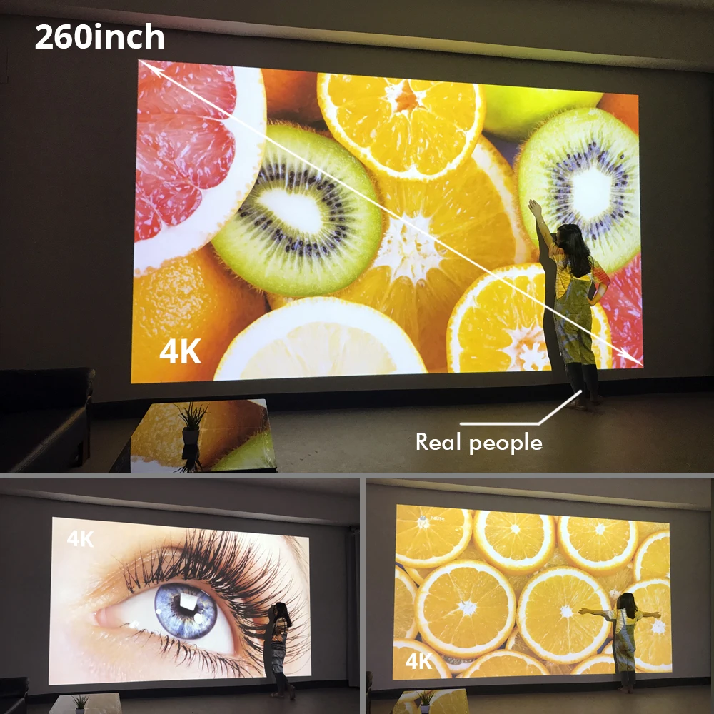 Умный портативный проектор BYINTEK UFO R19 Mini Dlp карманный Android 4K для обучения