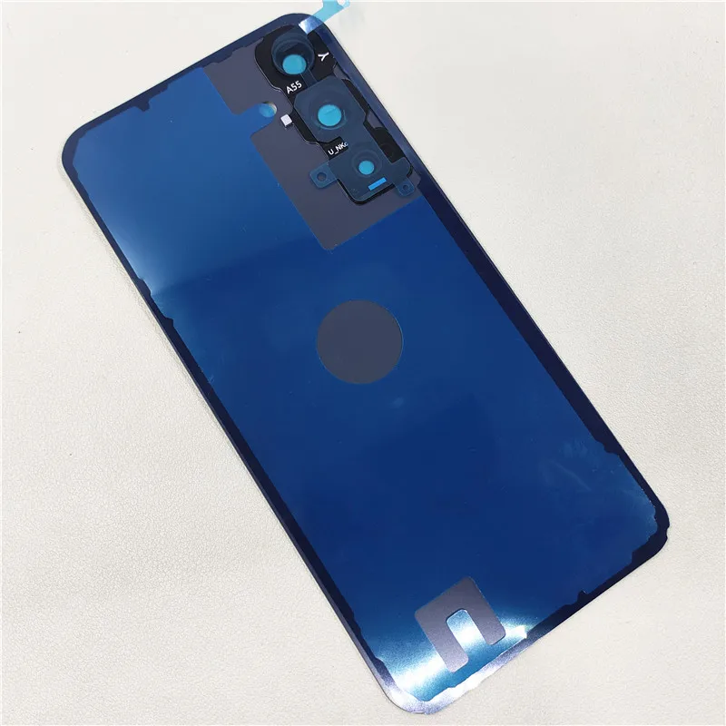 Задняя крышка для Samsung Galaxy A55 5G SM-A556, стеклянная задняя крышка для аккумулятора, ремонтная замена с наклейкой для объектива камеры (art.: 3920db5f8fe6a) - 3920db5f8fe6a