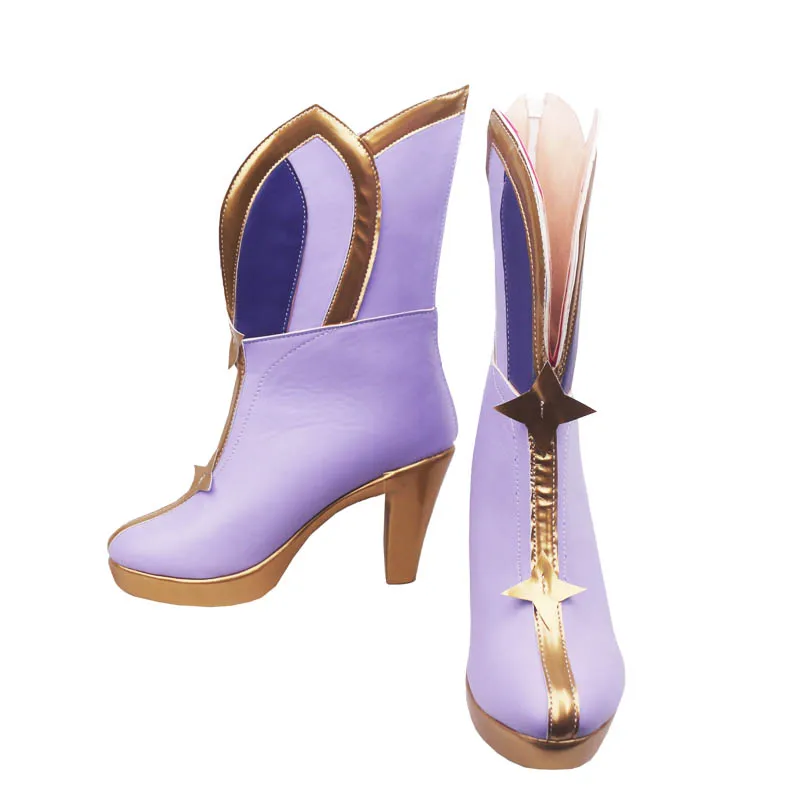 

Akali Cosplay Shoes LOL Star Guardian Game Custom Made Boots Halloween Shoes Party Carnival Cosplay Prop Role Play Accessories