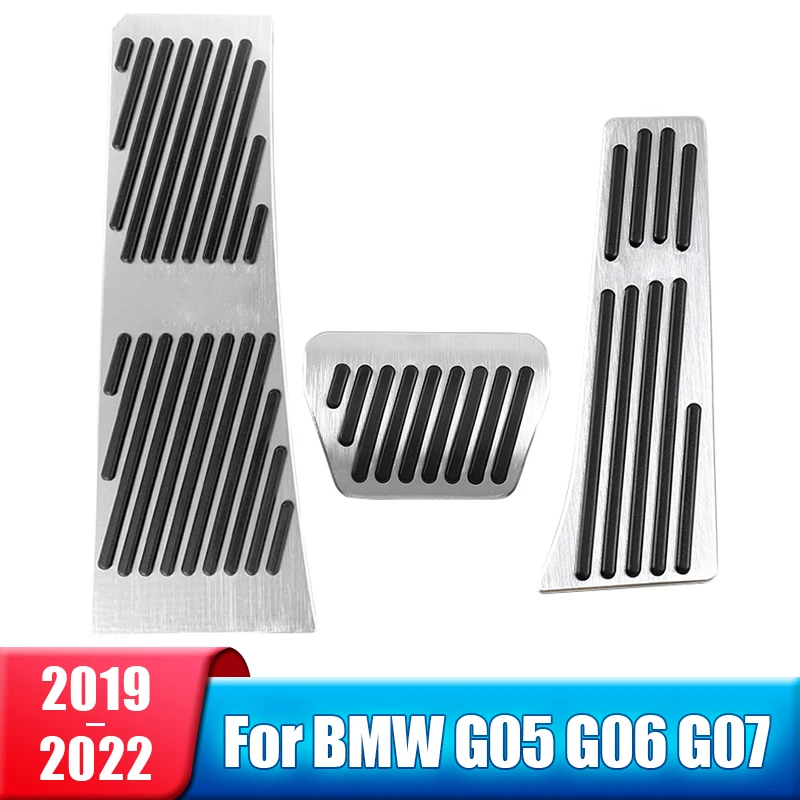 

Aluminum Car Foot Accelerator Brake Pedal Rest Pedal Cover Pad For BMW X5 X5M G05 X6 G06 X7 G07 2019 2020 2021 2022 Accessories