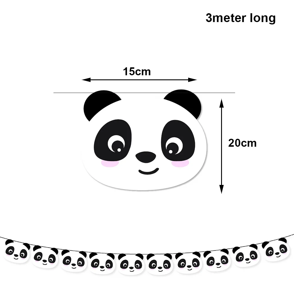 Одноразовая посуда Panda принадлежности для тематической вечеринки подставки