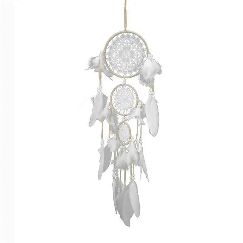 

Home Decoration Dream Catcher Feathers HandWoven Ornaments Birthday Graduation Gift Wall Hanging Decor For Car