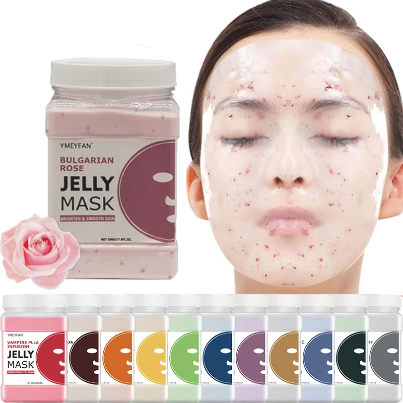 

Гидро маска-желе, порошок 500 г, гидро маска-желе, бриллиантовое лицо, Отбеливание лица VC, Золотая Роза, увлажняющая маска, коллаген