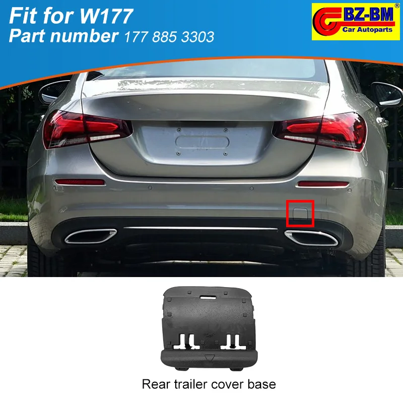 Автомобильный передний задний бампер прицеп фаркоп крюк крышка для Mercedes Benz W177 A