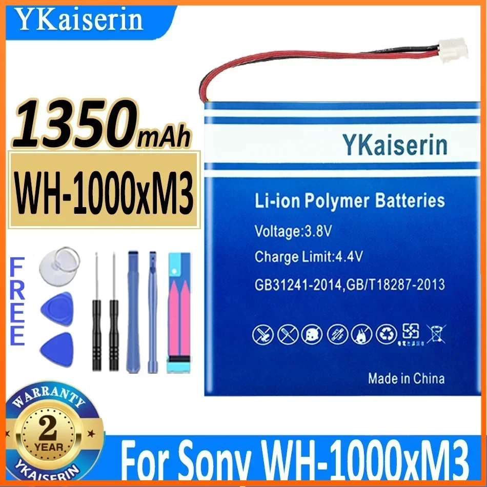 Ykaisсеребрин LIS1662HNPC для Sony WH-1000xM3 WH-1000XM4 WH-CH710N/B WH-XB900 WH-XB900N XB910N WH-XB910 SP624038 аккумулятор