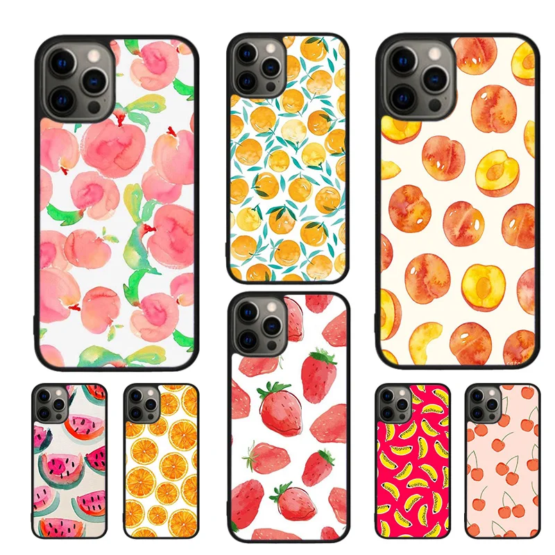 Новая коллекция фруктов, чехол для телефона Pinapple для iPhone 14 11 12 13 mini Pro X XR XS MAX 7 8 Plus SE Samsung galaxy S21 S22 Ultra