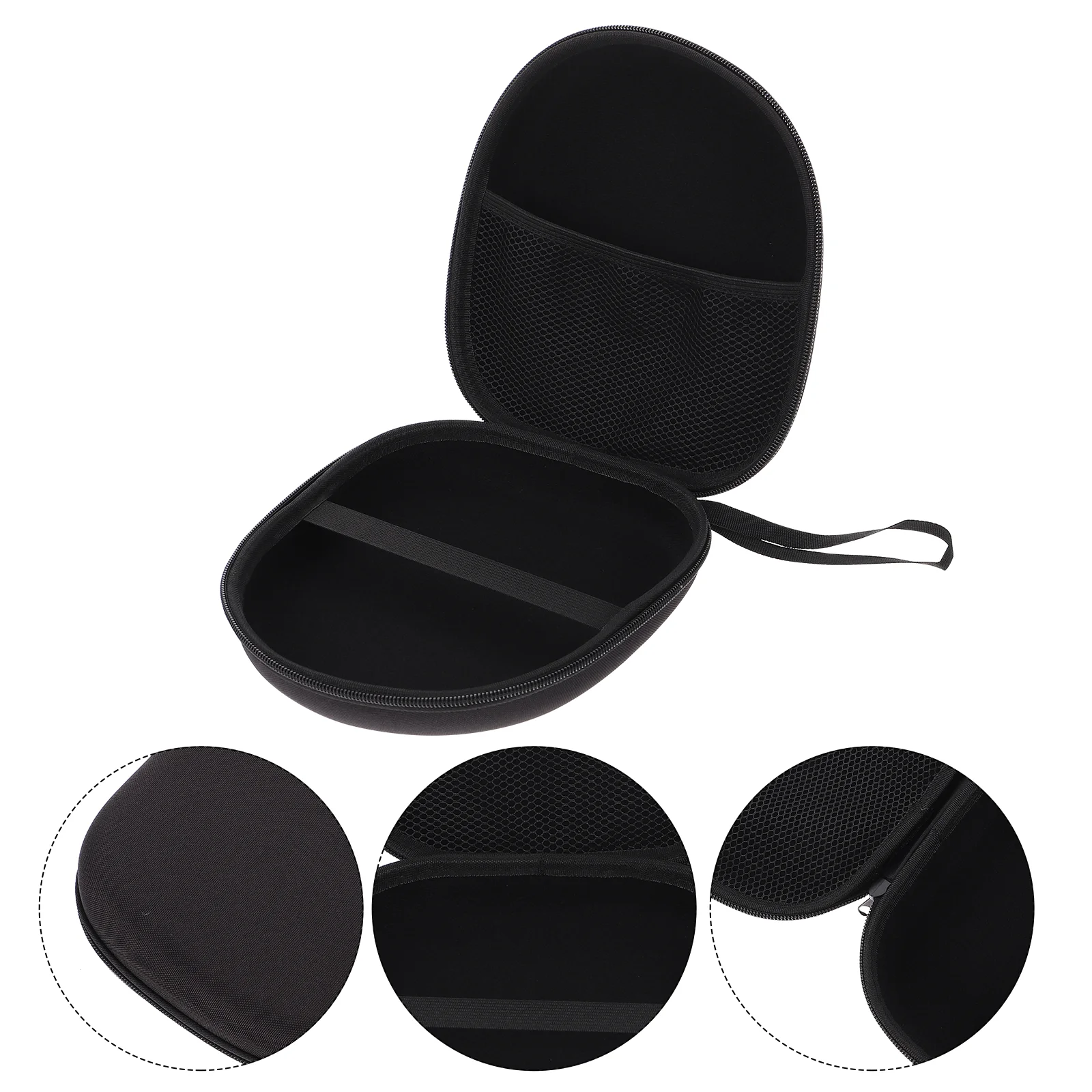 

1pc Headphone Carrying Case Storage Bag Headset Storage Pouch Zipper Bag