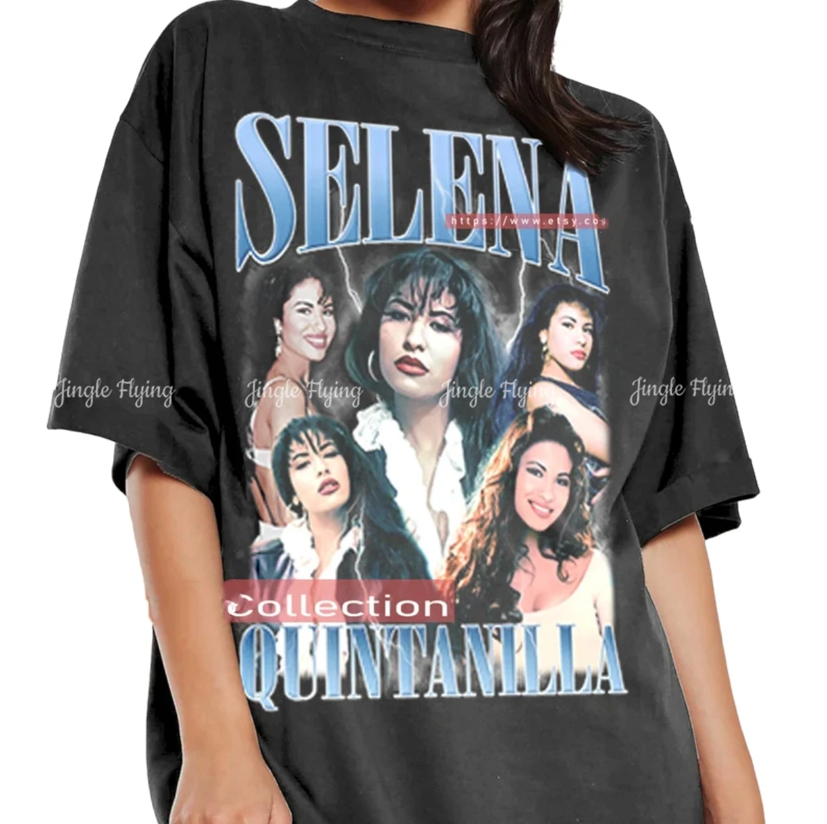 Лимитированная рубашка Селены Женская хлопковая Футболка в стиле латины с