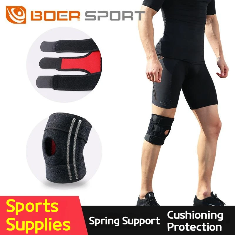 

Boer Sport Spring Mountaineering Knee Pads Outdoor Sports Breathable Running Knee Pads Cycling Antiskid Protective Gear Supplies
