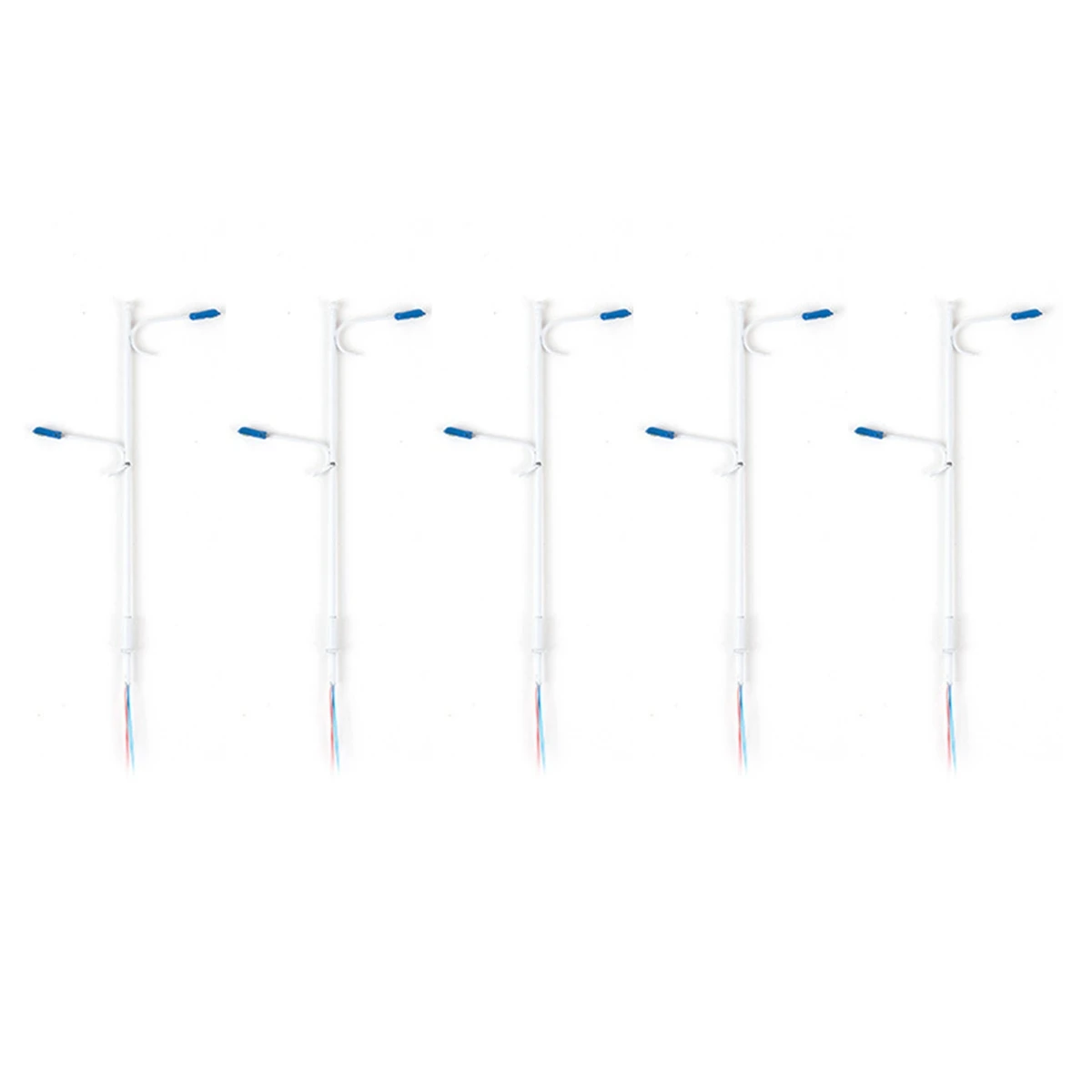 5 шт. модель в масштабе 1:100 2 лампочки светящийся уличный фонарь ландшафтный