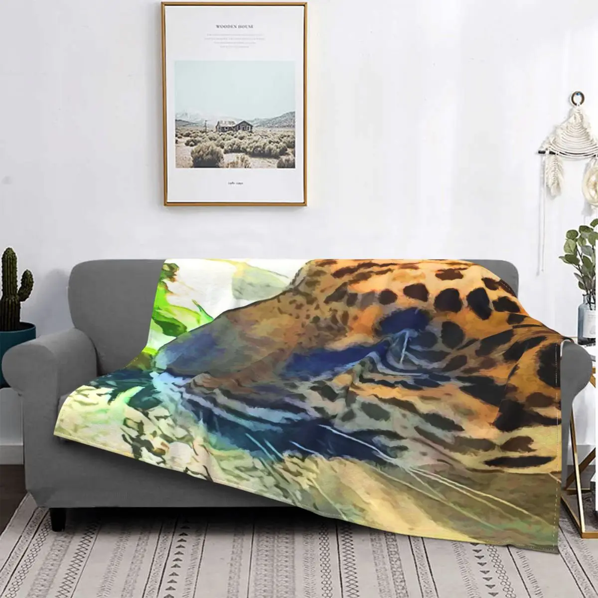 

Манта термическая из felpa de Anime para cama, colcha a cuadros, Manta de Animal natural, colcha para cama