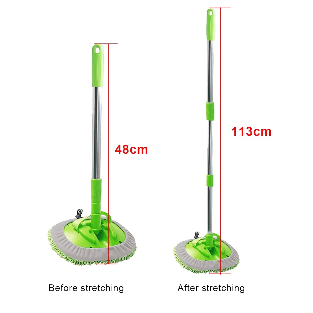 

Car Wash Brush Cleaning Mop Detachable Broom Adjustable Long Handle Rotatable Brush Car Cleaning Accessories