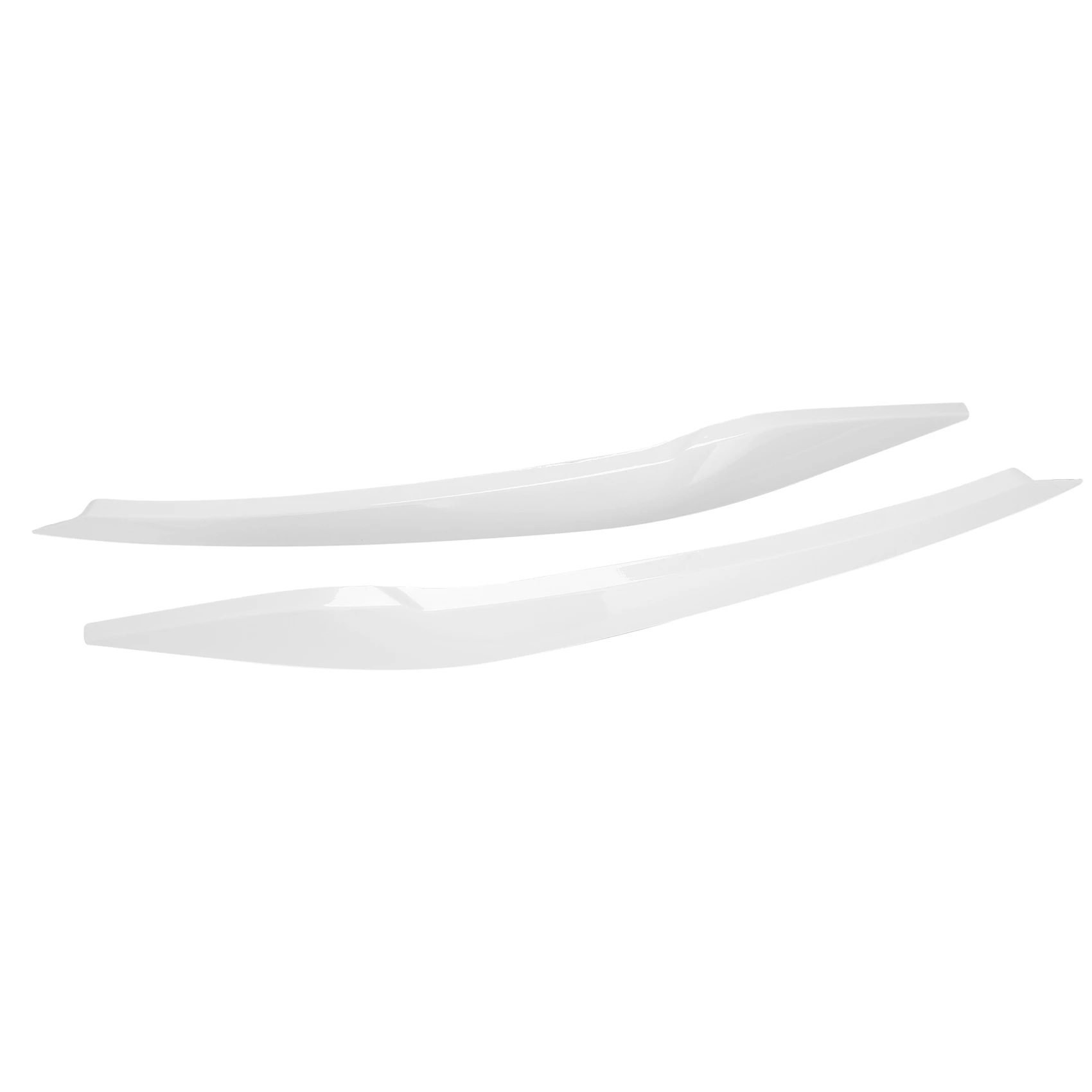 

For 2019 2020 2021 Front Headlight Eyelids Eyebrow Trim Sticker White