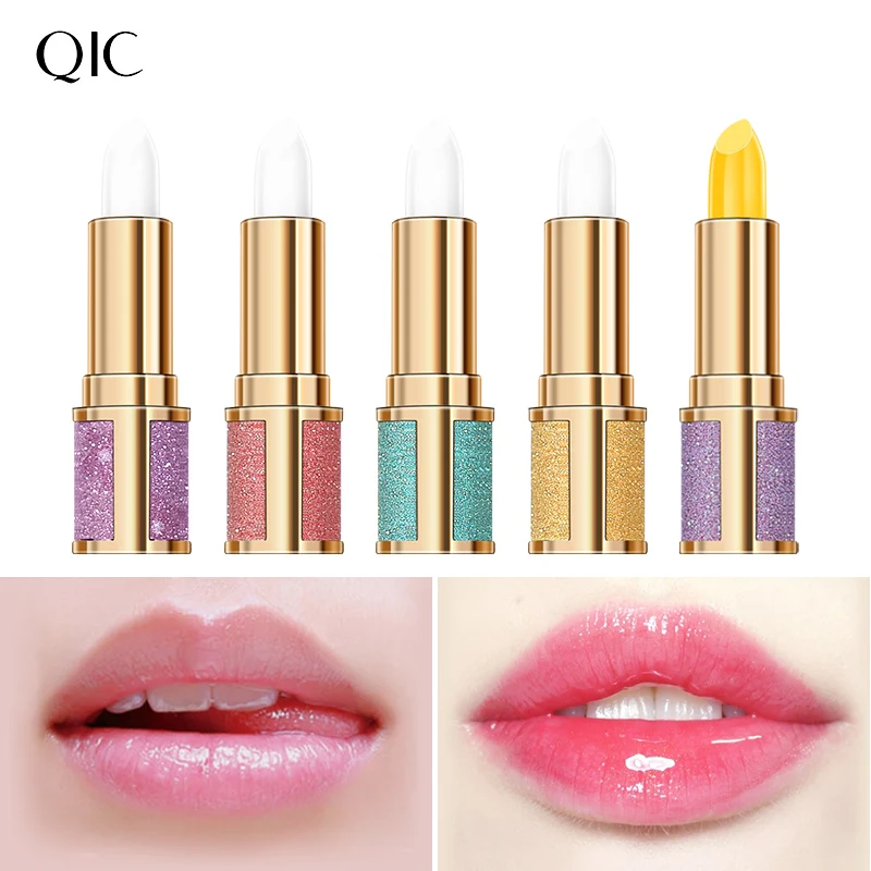 QIC Plant Health Moisturizing Star lipstick Moisturizing Anti Cracking Fading Lip Lines Colorless Transparent lipstick