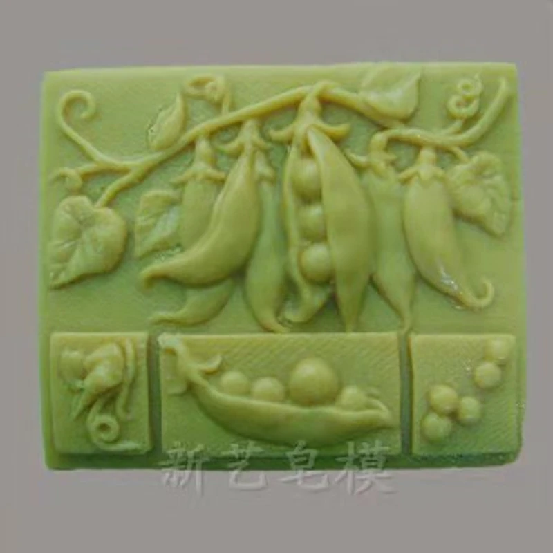 Peasecod Design Soap Mold Candle Scented Wax Molds Food Grade Chocolate Cake Mould Silicone Mold For Soap Making
