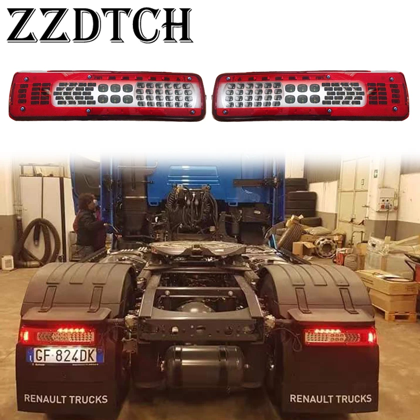 

1PCS 24V led truck tail light for renault truck T HIGH SCOTLAND led tail light E APPROVE 7425982262