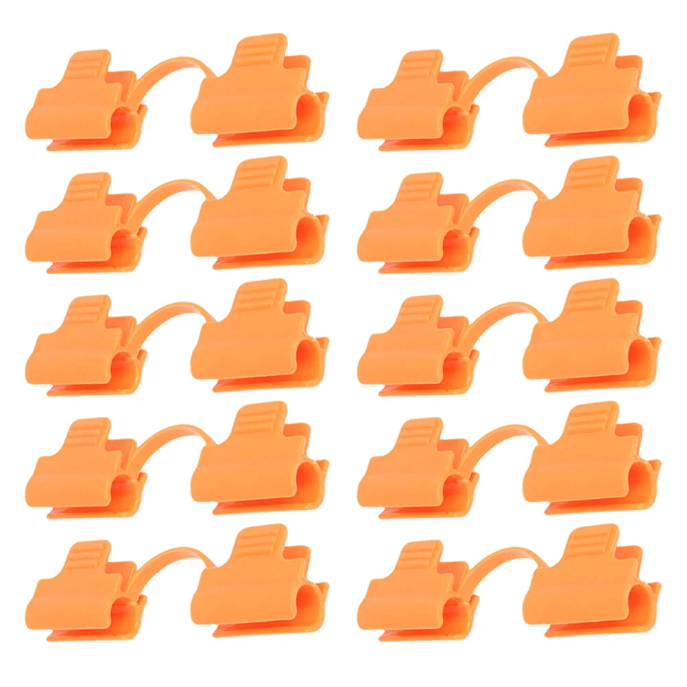 

10pcs Practical Greenhouse Pipe Clamps Durable Plant Cover Film Fixing Clamps