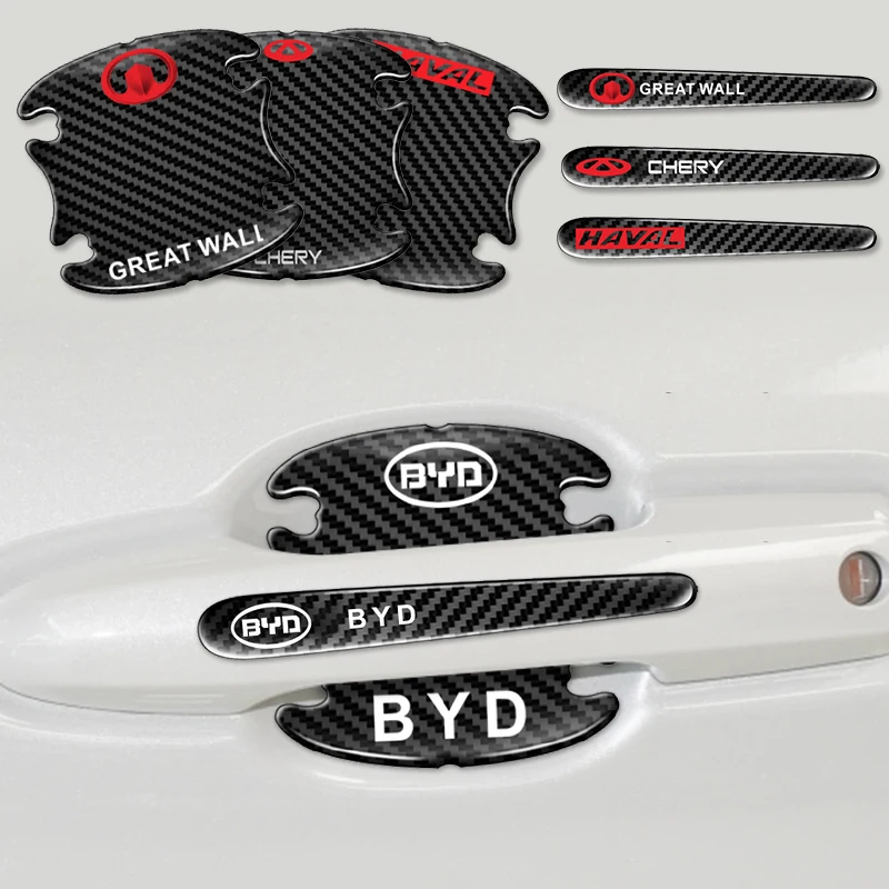 

8 шт./компл. наклейка на дверь автомобиля, наклейка из углеродного волокна для защиты от царапин для Infiniti FX Q30 Q50 QX30 ESQ QX70 Q60 EX JX35, аксессуары