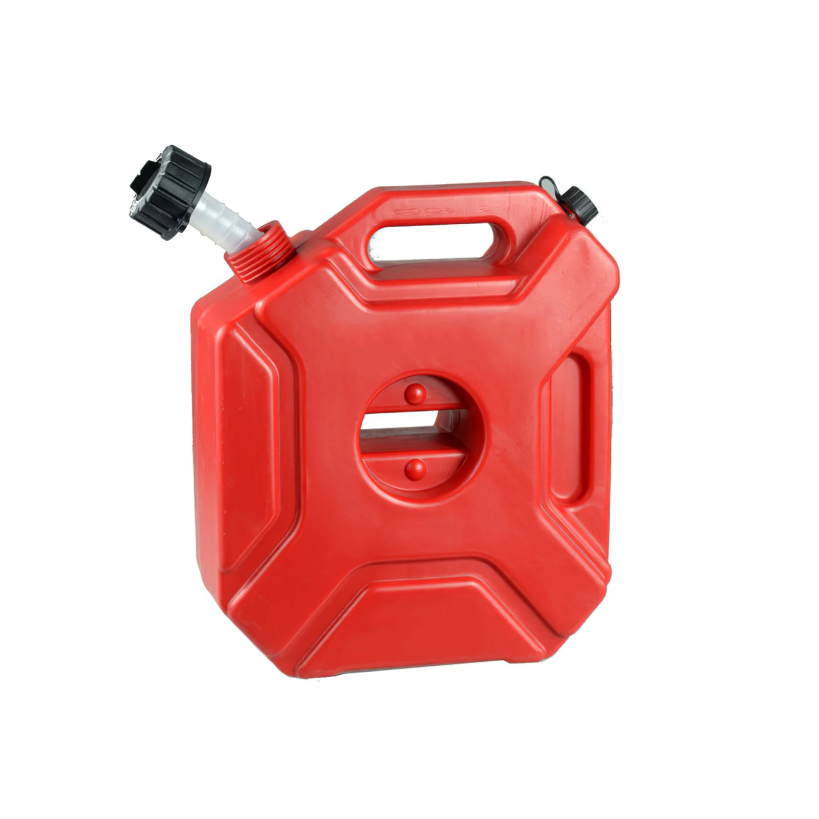 5L Fuel Tanks Red Durable Anti-Static Plastic Petrol Cans Mount Motorcycle Jerrycan Gas Can Gasoline Oil Container Fuel Canister