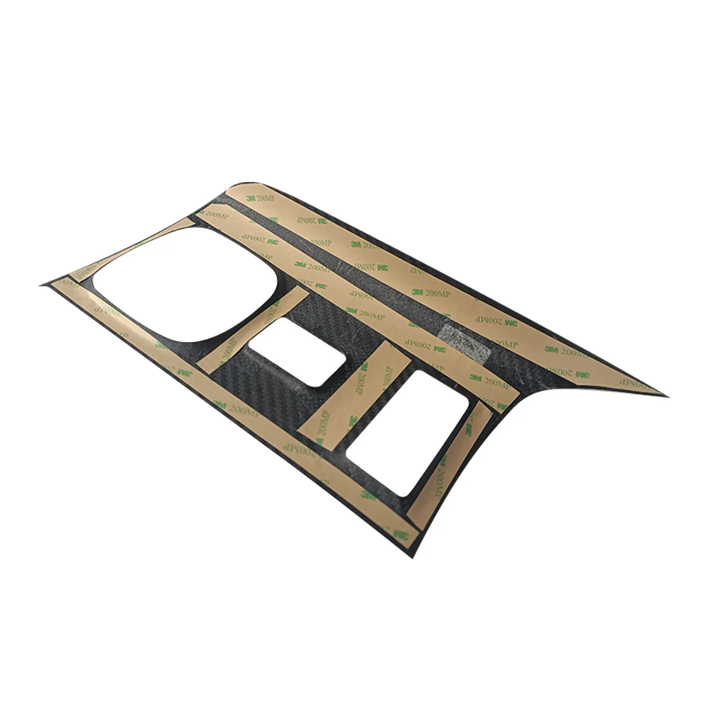 Кованая карбоновая центральная консоль крышка сиденья нагревательная панель