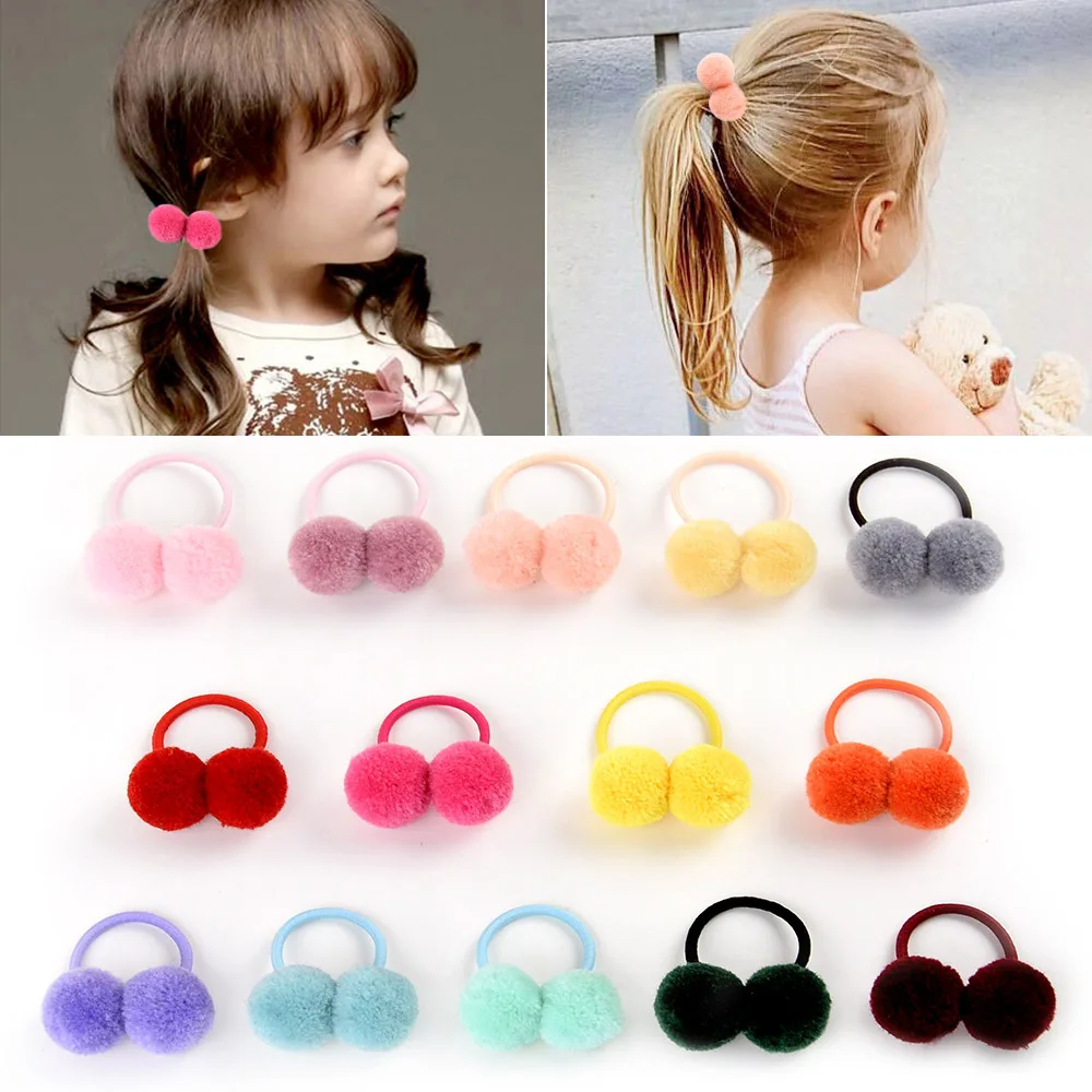 

8PCS Children Hair Ties Headdress Girls Scrunchies Elastic Hair Band Kids Hair Rope Bow Rubber Band Set Hair Accessories