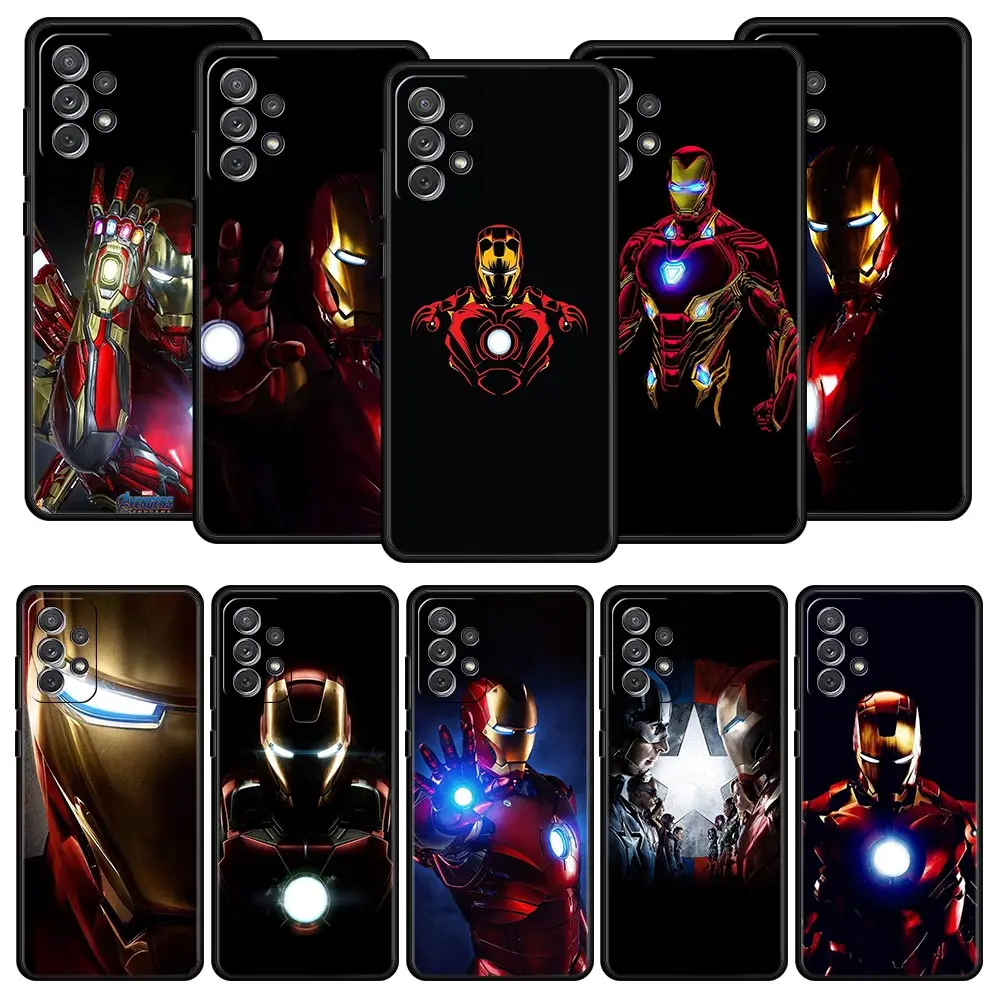 

Cover Case for Samsung Galaxy A12 A51 A32 A42 A21s A71 A52 A72 A53 A73 A10 A20 A30 A50 A70 A90 Protection Super Hero Iron Man
