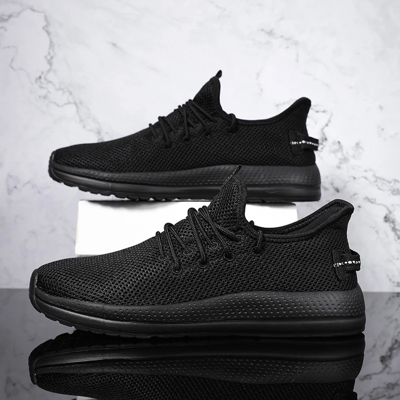 SALUDAS Men Fashion Shoes Breathable Outdoor Sneakers for Male Casual Sport Running Tennis Shoe LightWeight Comfortable Footwear