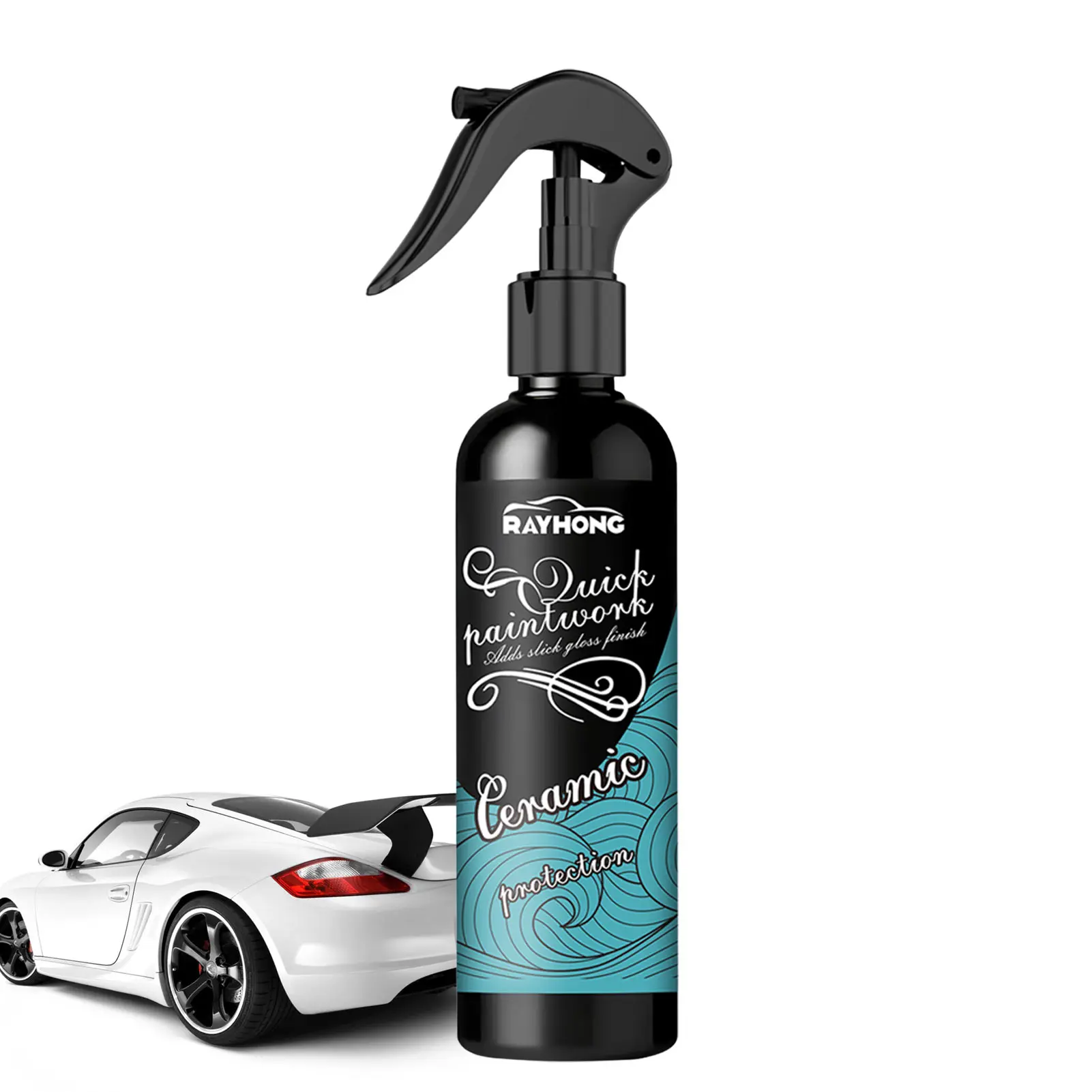 

100ML Car Ceramic Coating Paint Mirror Shine Crystal Wax Spray Nano Hydrophobic Anti-Scratch Auto Detailing Cleaning Products