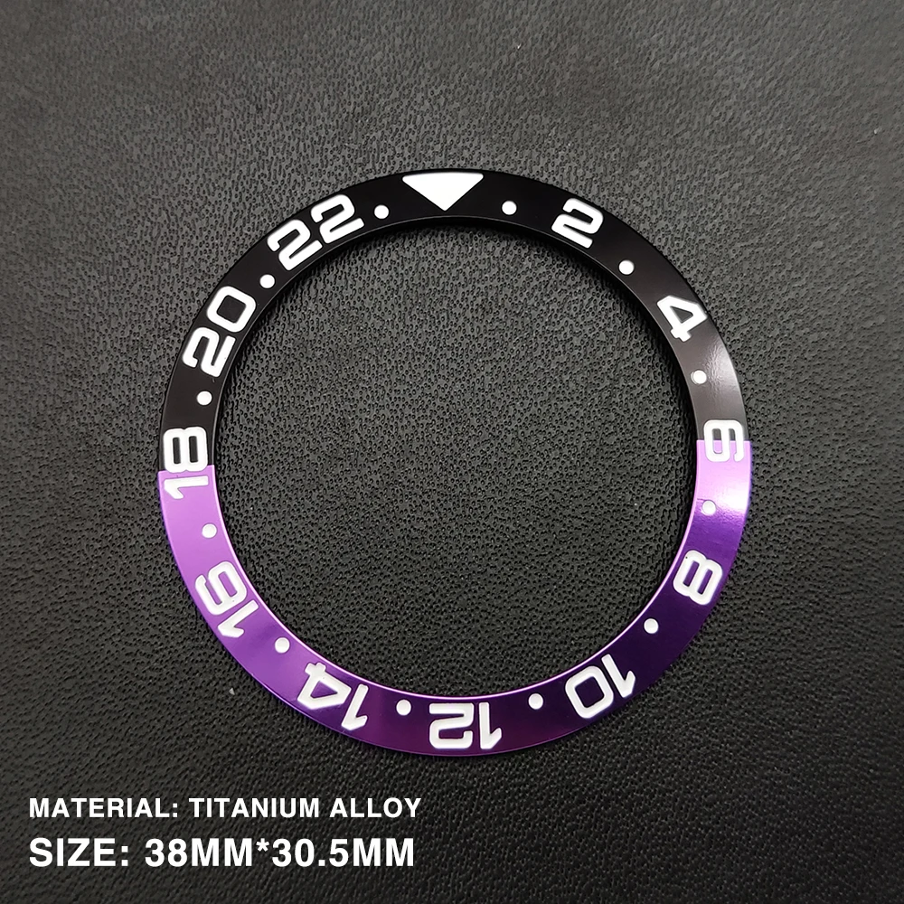 Магазин модификаций часов 38 мм подрамка из алюминия GMT красные синие со