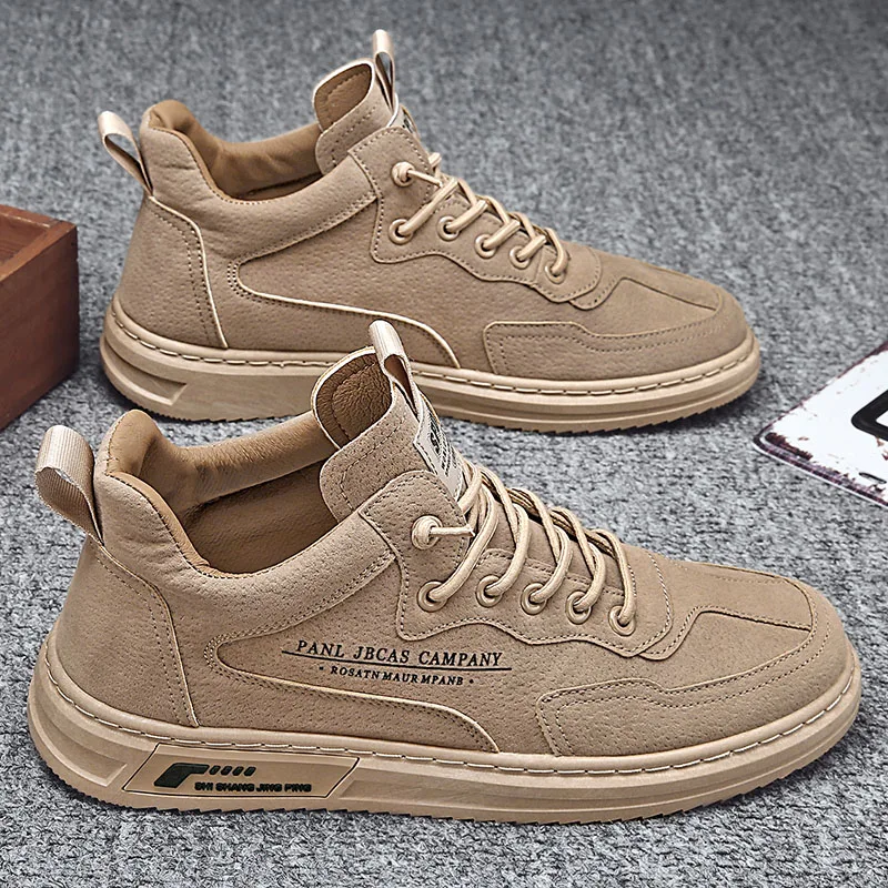 

CRLAYDK Shoes Men Leather Casual Slip-On Outdoor Platform Designer Luxury Walking Fashion Loafers Male Sneakers Four Seasons