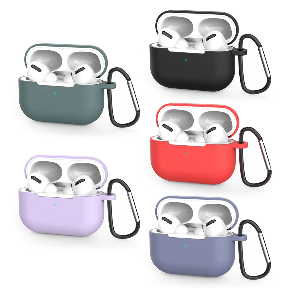 

Silicone protective cover case For Airpods Pro Bluetooth-compatible Earphone Headphones Accessories Holder for Airpods Pro