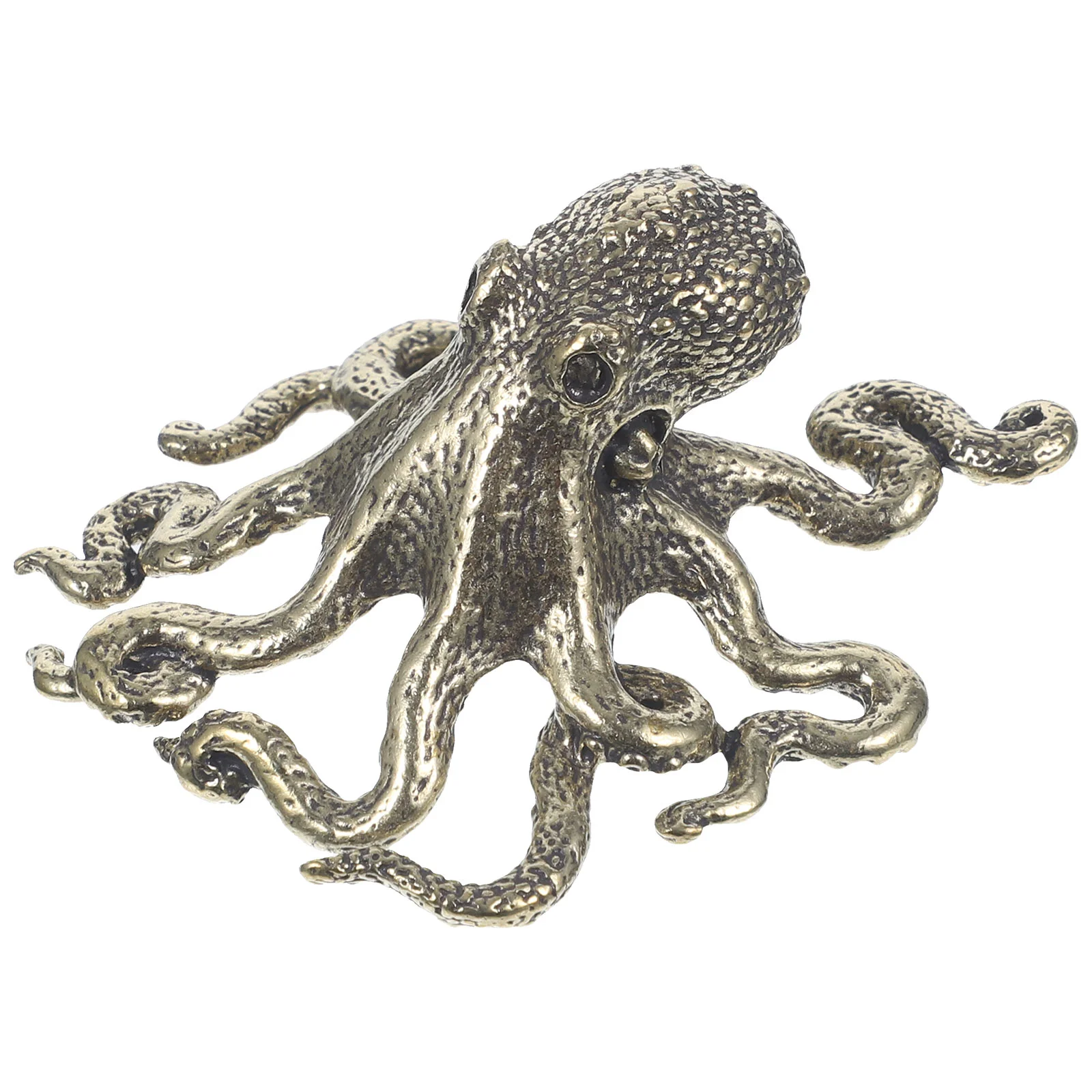 

Metal Animal Sculpture Desktop Gifts Bronze Statues Toy Octopus Ornaments Crafts Animal Craft Statue