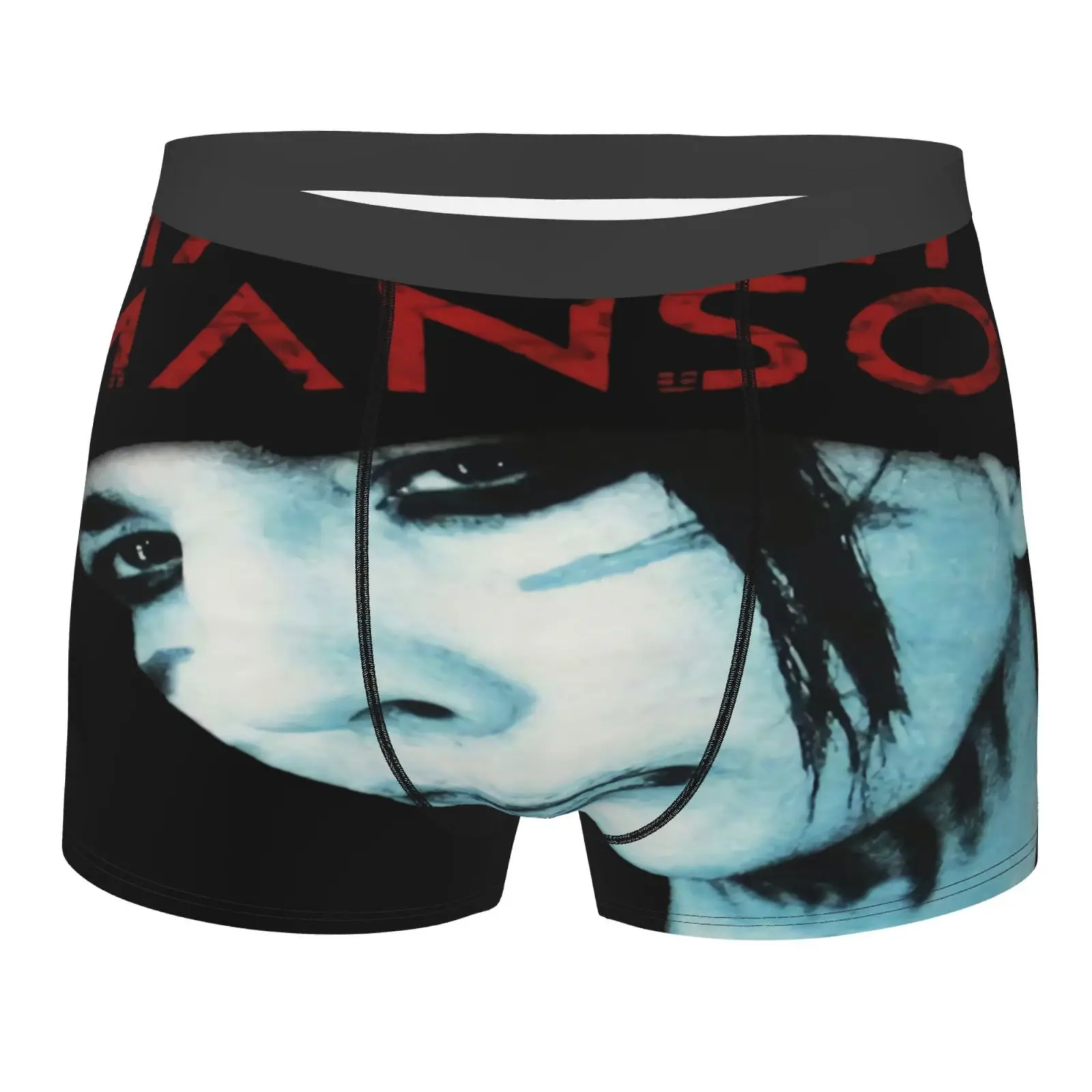 

Мужские трусы Marilyn Manson Hey жестокого мирового турнира, забавное нижнее белье, мужские и женские сексуальные трусы с карманами, эластичное ниж...