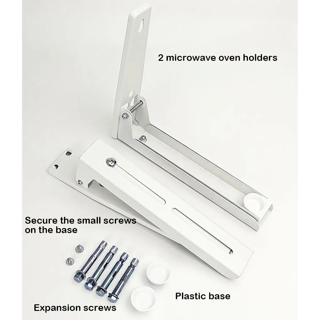 

Настенный держатель для микроволновой печи, кухонная полка, складной кронштейн, телескопическая опора, для кемпинга, духовки