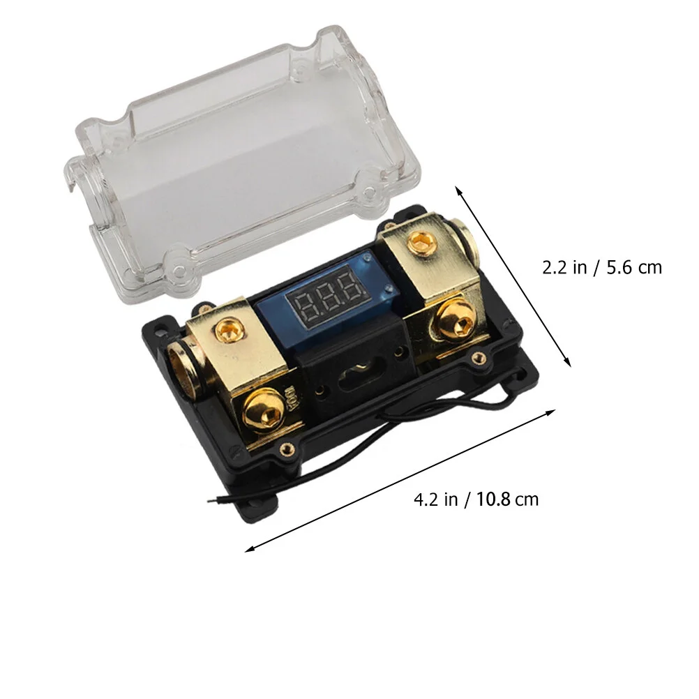 

1Pc Practical Car Audio Digital Fuse Holder Auto Stereo Audio Fuse Holder