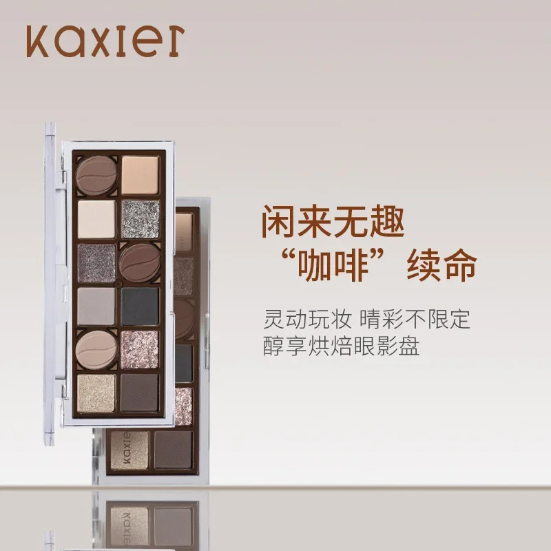 

New 12color Eyeshadow Tray Matte Pearlescent Long Lasting Color Low Saturation Vintage Smoky Eyeshadow Palette Makeup Cosmetics