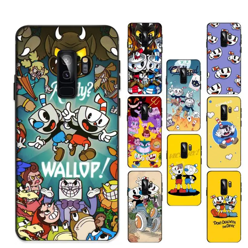 

Cute Cuphead Phone Case For Samsung Galaxy S 20lite S21 S21ULTRA s20 s20plus for samsung S 21plus 20UlTRA capa